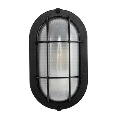 Elora 4.25" Outdoor Sconce (Set of 2) - PLT4021 - Black - Safavieh