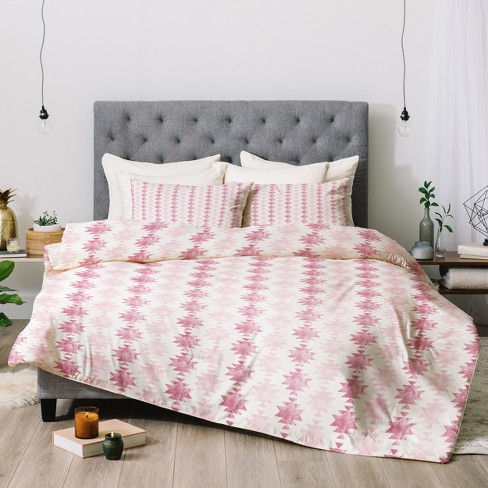 Pink Little Arrow Design Co Modern Aztec Comforter Set Twin