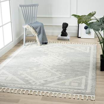 Luxe Weavers South Western Fringe Area Rug