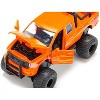 Ram 1500 Pickup Truck Lifted with Balloon Tires Orange with Flames 1/50 Diecast Model by Siku - 2 of 4