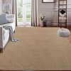 10'× 13' Washable Large Area Rug, Non-Slip, Low Pile, Modern Solid Grey, Stain Resistant Carpet for Living Room, Bedroom, Home Office - 2 of 4