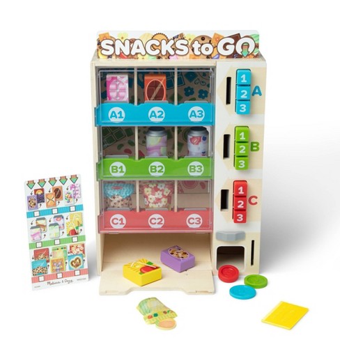 Melissa & Doug Sort, Stock, Select Wooden Vending Machine Play Set : Target