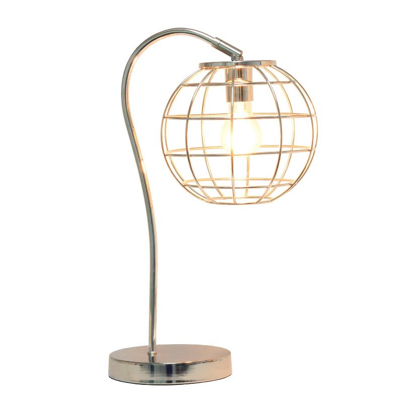 Metal Arched Cage Table Lamp - Lalia Home, 3 of 8