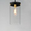 Maxim Lighting Pinn 1 - Light Pendant in  Black/Satin Brass - 4 of 4