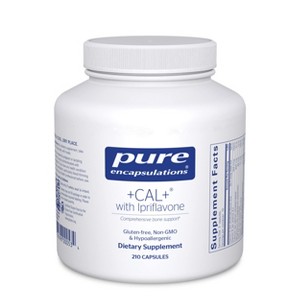Pure Encapsulations +Cal+ with Ipriflavon - Mineral, Vitamin, and Herbal Supplement to Promote Skeletal Strength - 1 of 4