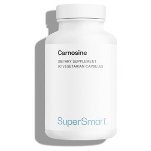 SuperSmart Carnosine 1500mg per Day (High Potency) - Dipeptide L-Carnosine Supplement | Non-GMO - 90 Vegetarian Capsules - 1 of 1