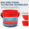 5-Gallon Car Wash Bucket Kit - 300LB Capacity, 360° Rolling Car Wash Buckets Dolly -Professional Detailing Kit for Auto Cleaning - 4 of 4