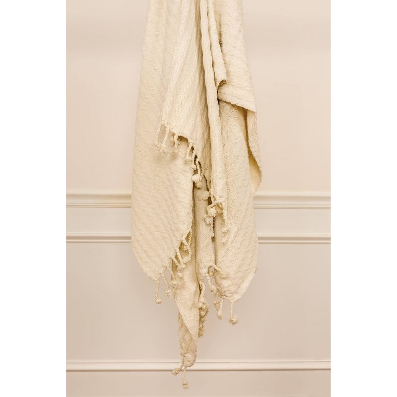 50"x60" Textured Striped Throw Blanket - Rizzy Home, 1 of 6