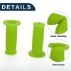 Unique Bargains Bike Handlebar Grips Covers 3.35" Green 1 Pair - 3 of 4