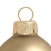 Northlight 4ct Gold Matte Finish Glass Christmas Ball Ornaments 4.75" (120mm) - 3 of 3