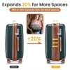 BEAFUP Luggage Set of 4(14/20/24/28), Expandable Lightweight with 4 Double 360 Degrees Mute Spinner Wheels PP Materials Durable TSA Lock - 4 of 4
