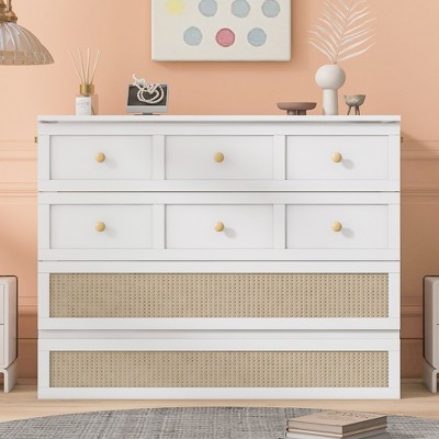 Queen Size Murphy Bed with Large Drawers