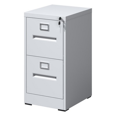 Anybear 2 Drawer File Cabinet with Lock Metal Vertical File Cabinet Office Home