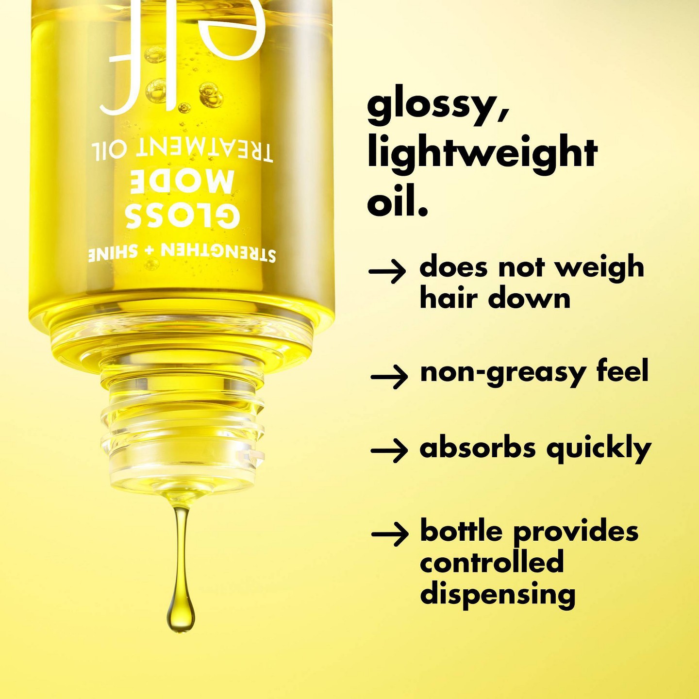 Масло для волос e.l.f. Hair Gloss Mode для укрепления и блеска, 1 fl oz — фото 3