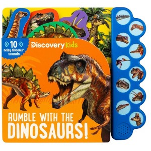 Discovery Kids: Rumble with the Dinosaurs - (10-Button Sound Books) 2nd Edition by  Thea Feldman (Board Book) - 1 of 4