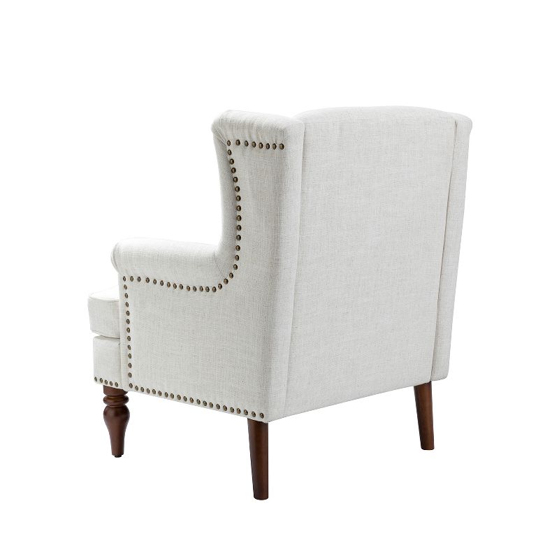 Cecília Living Room Armchair with Nailhead Trim  | ARTFUL LIVING DESIGN, 4 of 11