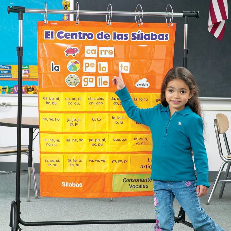 Learning Resources El Centro de las Silabas (Spanish Syllables) Pocket Chart, 225 Cards, Ages 6+, 3 of 5