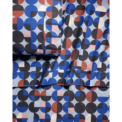 society6 Ana Rut Bre Fine Art Midnight Sky Elegance Brushed Cotton Duvet Set Blue
