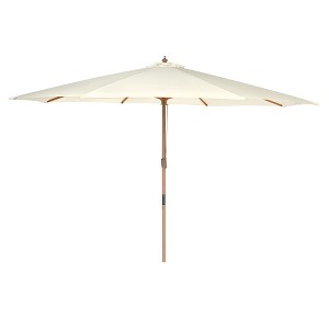 Yescom 13FT Large Outdoor Patio Umbrella UV30+ Wood 8 Rib Pole for Table Beach Yard Garden Wedding Deck Cafe Pool yellow - 1 of 4