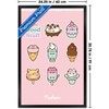 Trends International Pusheen: Ice Cream - The Good Stuff Grid Framed Wall Poster Prints - 3 of 4