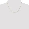 Black Bow Jewelry 0.65mm, 14k Yellow Gold, Diamond Cut Cable Chain Necklace - 2 of 4