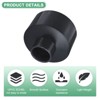 Unique Bargains Water Line Straight UPVC Reducer Pipe Fitting Reducing Coupling Connector Black - 2 of 4