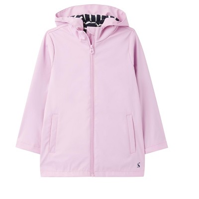 joules pink raincoat