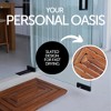 Nordic Teak 31.4" x 19.6" Oiled Shower and Bath Mat - Brown - 3 of 4