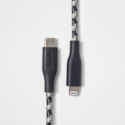 heyday™ UBS-C to Lightning Power Delivery Car Charging Kit - Dusk Blue