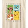 Women's - Pokémon - Pickachu Chespin Fennekin Froakie Grid- Women's Short Sleeve Graphic T-Shirt Short Sleeve Graphic T-Shirt - 2 of 4