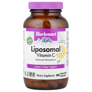Bluebonnet Nutrition Liposomal Vitamin C, 180 Vegetable Capsules (500 mg per Capsule) - 1 of 4