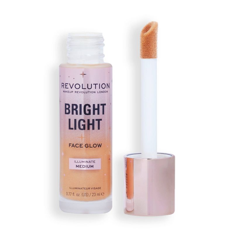 Makeup Revolution Bright Light Face Glow Highlighter - 0.77 fl oz, 1 of 8