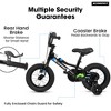 Whisen Kids' 18-Inch Bike Toy Gift with Removable Training Wheels, Coaster Foot Brake, V-Brake, Enclosed Chain Guard, Ages 3-5 - 4 of 4