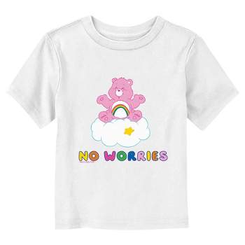 Care Bears No Worries Rainbow Cheer Bear  T-Shirt - White - 4T