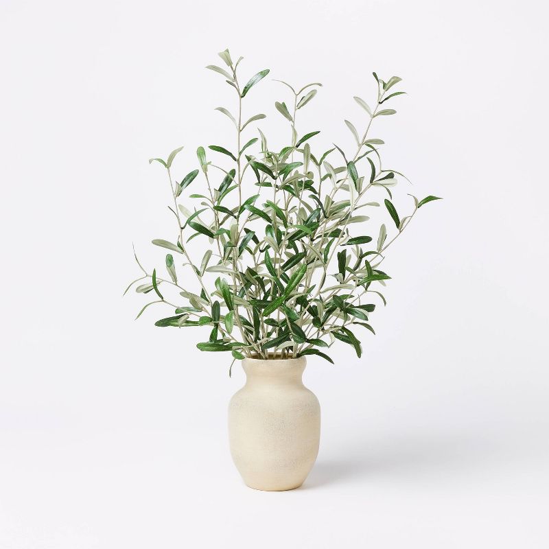 Artificial Olive Leaf Arrangement - Threshold&#8482; designed with Studio McGee, 1 of 12