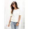 Women's Knitted Short Sleeve Sweater - LASCANA - 3 of 4