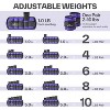 Sportneer Adjustable Ankle Weights for Women and Men 7 lbs/Pair Adjustable Leg Weights with Secure Straps - 4 of 4
