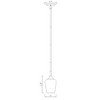 Joliet 1-Light Mini Pendant - Elegant Glass Shade with Brushed Nickel Finish, Dimmable - 4 of 4