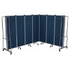 Hampden Furnishings Otis Collection Portable 7 Panel Room Divider - 2 of 4