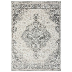 Luxe Weavers Vintage Floral Medallion Indoor Area Rug - 1 of 4