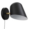 Modway Briana Swivel Wall Sconce – Modern Industrial Wall Light Fixture with Adjustable Arm and Brushed Finish - 3 of 4