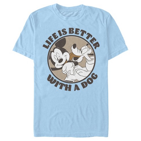 Men's Mickey & Friends Life is Better with a Dog T-Shirt - image 1 of 4