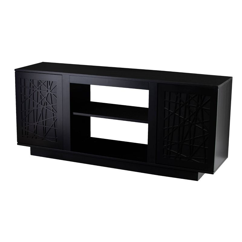 Flonsland TV Stand for TVs up to 56&#34; with Storage Black - Aiden Lane, 6 of 12