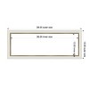 Amanti Art Eva White Gold Narrow Framed Magnetic Dry Erase Board - 4 of 4