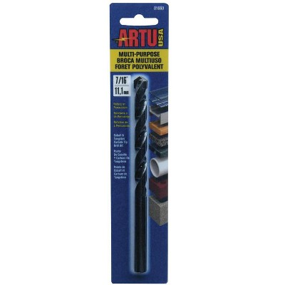 ARTU 7/16 in. X 6-1/8 in. L Tungsten Carbide Tipped Drill Bit Straight Shank 1 pc