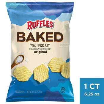 Ruffles Oven Baked Original Potato Crisps - 6.25oz