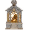 LED Snow Globe Church with Nativity 8.25"H - 3 of 3