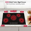GASLAND CH90BS 36 Inches 5 Burners Built-in Ceramic Electric Cooktop, 240 V 8900 W, ETL Certificated, Knob Control - 2 of 4
