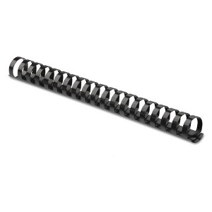 Fellowes Plastic Comb Bindings, 1 1/2" Diameter, 340 Sheet Capacity, Black, 10/Pack - 1 of 4