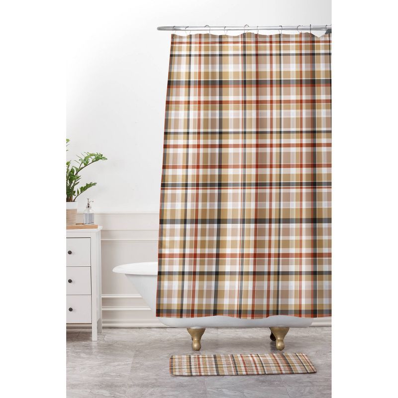 Neutral Weave Shower Curtain Brown - Deny Designs, 3 of 6